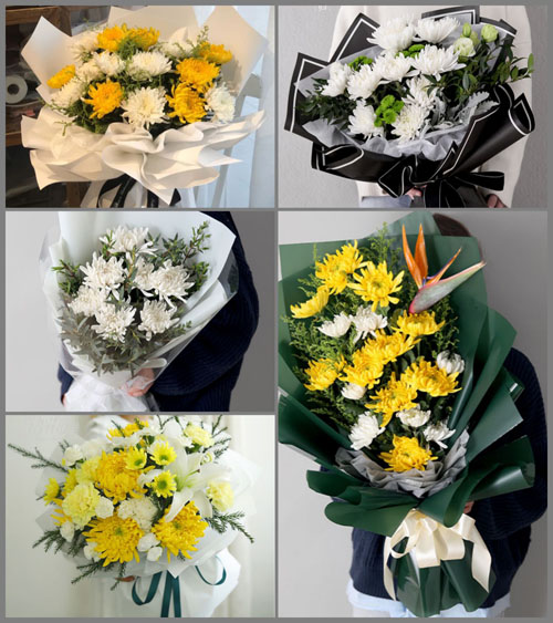 贵州毕节市威宁县新发乡水塘村白事花束代送